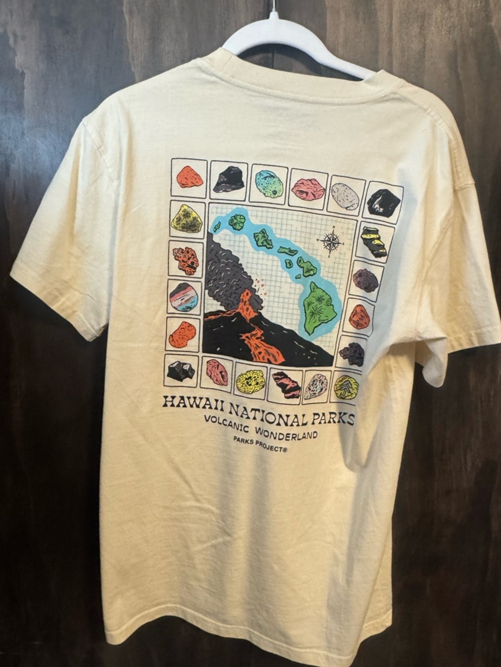 Hawaii National Parks Tee (Cream) – NWT